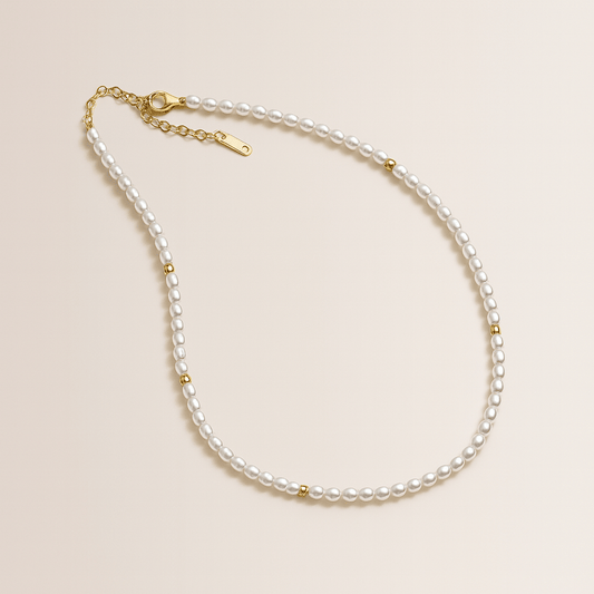 Aloha Pearl and Gold Choker