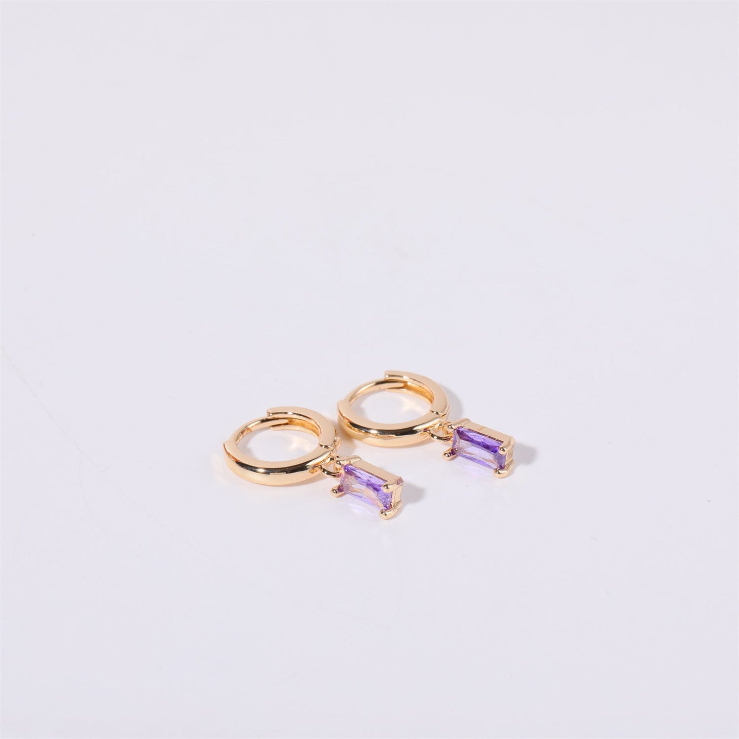 Bella Birthstone Huggie Earrings