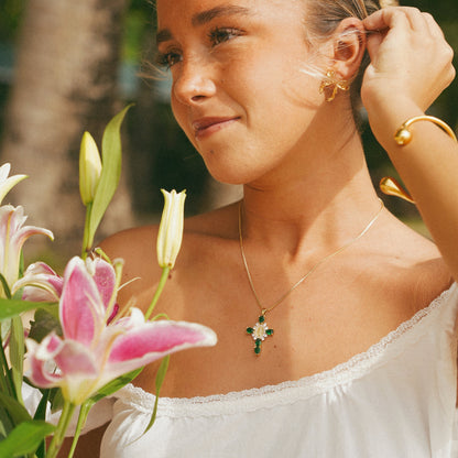 Valerie Virgin Mary Cross Pendants